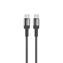 Lenyes LC546 Type-C to Type-C 60W Örgü Şarj ve Data Kablosu 1 Metre