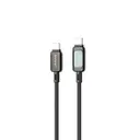 Lenyes LC570 Abyss Mirror Type-C to Type-C Şarj ve Data Kablosu, 100W 1.2 m