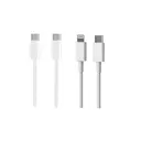Micflip A01 2'li Type-C to Type-C ve Type-C to Lightning Şarj Kablosu, 2 m