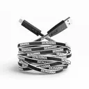 USB-A - Lightning Şarj ve Data Kablosu 3.0A 1.2 m - SkinArma Tenso