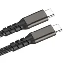 Qgeem 2. Jenerasyon Type-C to Type-C USB3.2 PD Data Kablosu, 100W 20Gbps 0.5 m