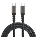 Qgeem 2. Jenerasyon Type-C to Type-C Şarj ve Data Kablosu, 100W 20Gbps 2 m