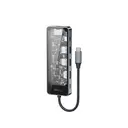 Recci RH17 6in1 Type-C Hub, HDMI + RJ45 + PD 100W