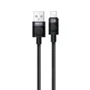 Recci RS50L USB-A to Lightning Örgü Şarj ve Data Kablosu, 1 m