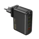 Wiwu Wi-U022W Warrior GaN 100W QC+PD 3 Portlu Hızlı Şarj Adaptörü