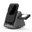 Wiwu Wi-W018 Coolpad 3'ü 1 Arada 15W MagSafe Kablosuz Şarj Standı
