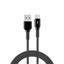 Wiwu Wi-C073 Drualink USB-A to Type-C Şarj ve Data Kablosu, 3A 1 m