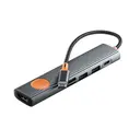 Wiwu Wi-HB8007 7'si 1 Arada Type-C Hub, 4K@60Hz HDMI ve 100W PD