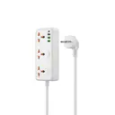 Wiwu Wi-S005 GaN Tech Power Strip Çoklu Priz, 30W ve 3 USB-A + Type-C