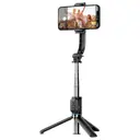 Wiwu Wi-SE001 Ayrılabilir Bluetooth Kumandalı Selfie Çubuğu ve Tripod