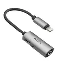 Wiwu LT01 Lightning Şarj ve Ses Adaptörü, 3.5 mm Kulaklık Girişli