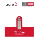 Zore 3.0 Lightning Metal OTG 256 GB USB Bellek