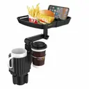 Zore C003 2 in 1 Araç Bardak Tutucu, Telefon Standlı ve Portatif Yemek Masalı