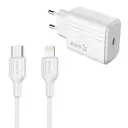 Zore Play Serisi PL2 Type-C to Lightning 2'si 1 Arada 20W PD Seyahat Şarj Aleti