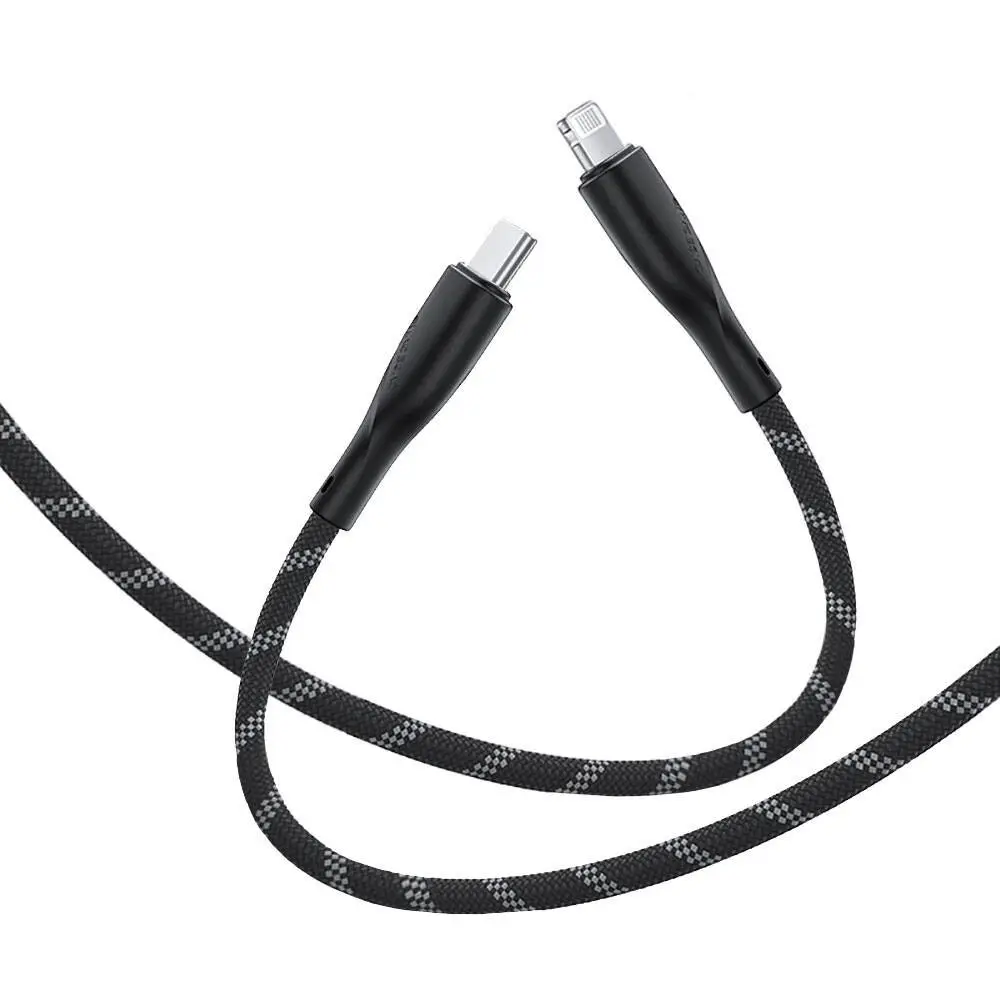 Casebang Type-C to Lightning 27W PD Örgülü Şarj ve Data Kablosu 2 m