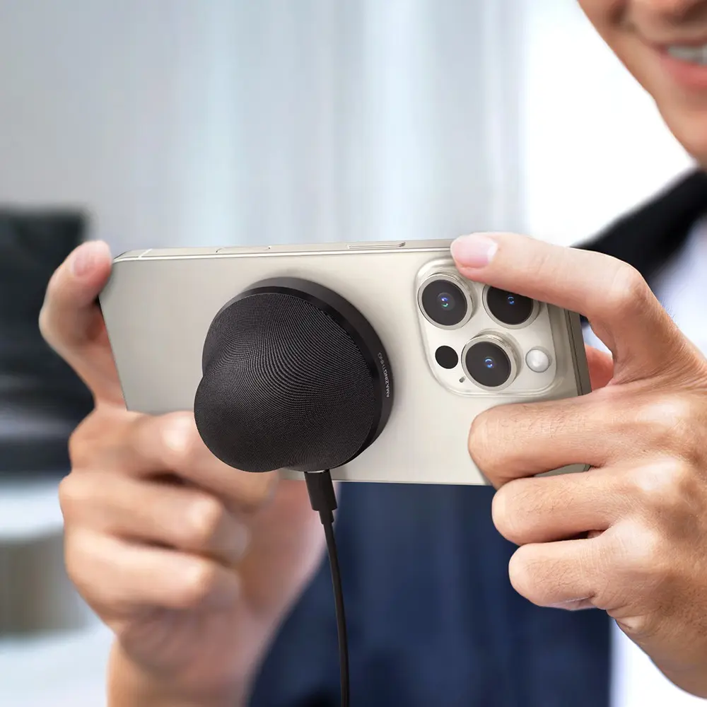 Amazingthing MagPlay Pocket Mini Bluetooth Hoparlör, MagSafe Uyumlu ve Kablosuz Şarj Destekli