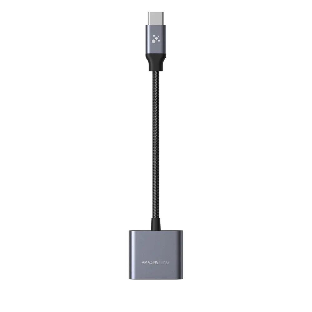 Amazingthing Thunder Pro Type-C to 3.5mm Aux Çevirici Ses Adaptörü, 60W PD