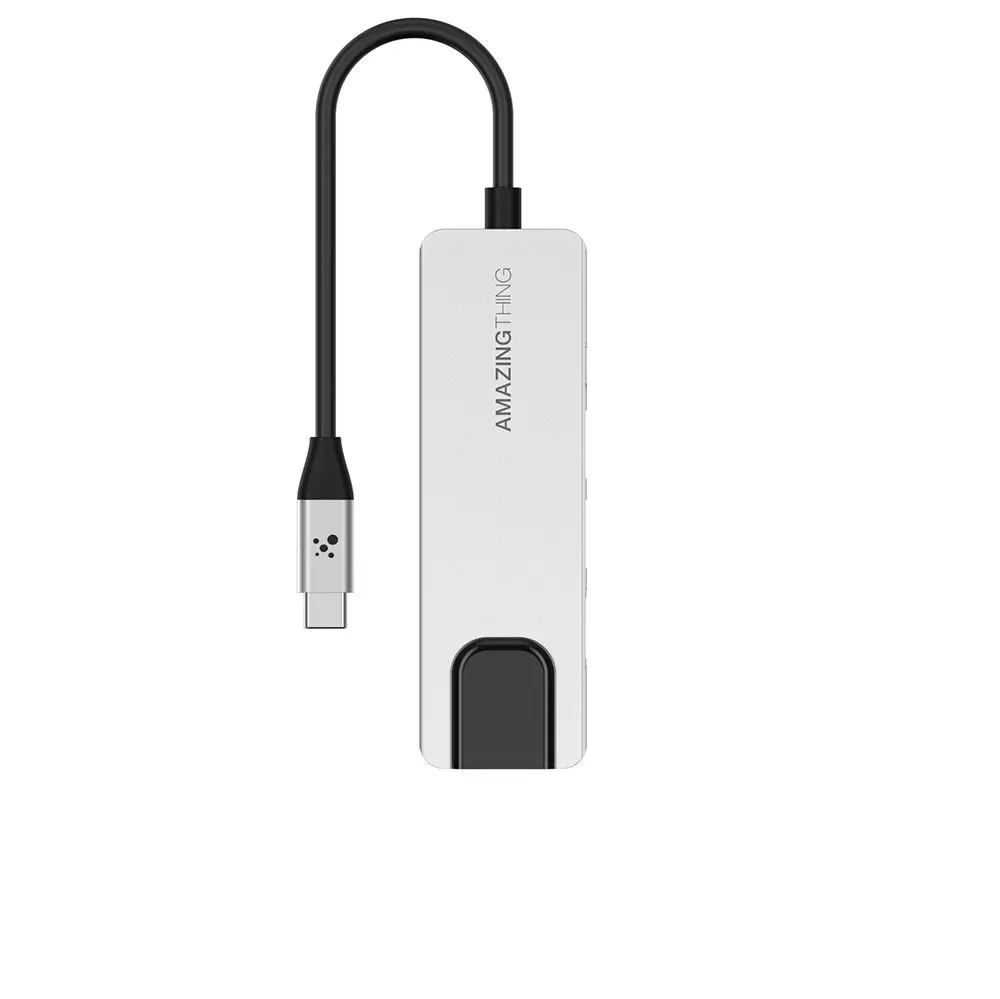 Amazingthing Thunder Pro RJ45 Type-C to HDTV 5in1 4K 60Hz Ethernet Dönüştürücü Adaptör