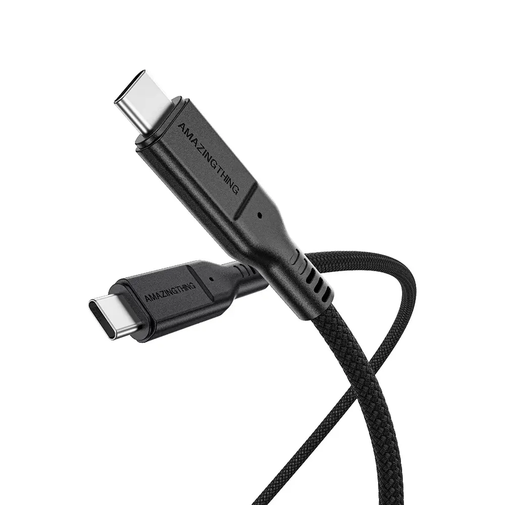 Amazingthing Thunder Pro USB3.2 Gen2 Type-C to Type-C Kablo, 240W ve 2m