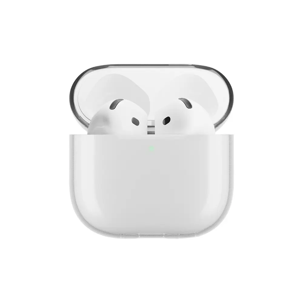 AirPods 4 Şeffaf Silikon Kılıf, Qi ve MagSafe Şarj Uyumlu - Native Union RE Clear