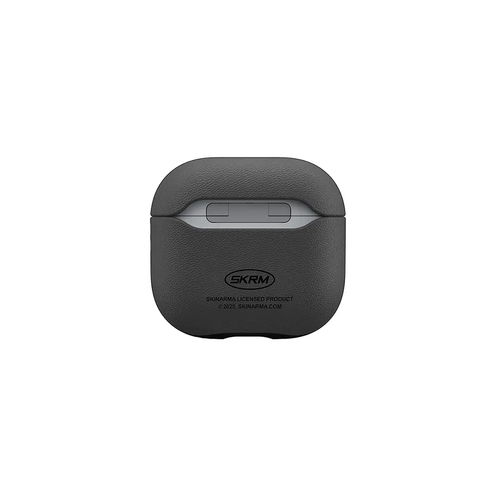 AirPods 4 Uyumlu PU Deri Kılıf, Alüminyum Askılı - Skinarma Spunk
