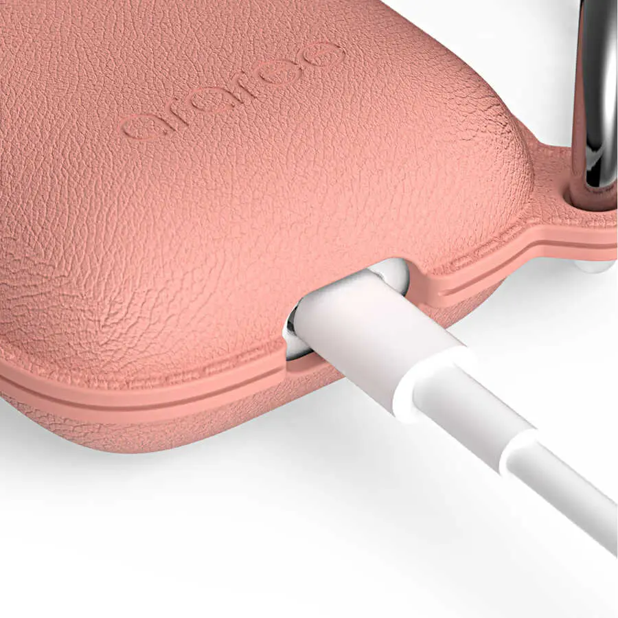 AirPods 1. ve 2. Nesil Silikon Kılıf, Askı Aparatlı - Araree Pops