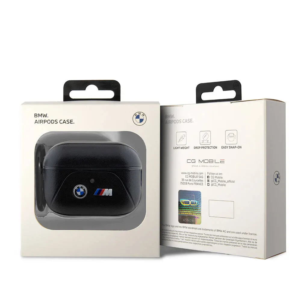 AirPods 1. ve 2. Nesil Uyumlu Kılıf - BMW Lisanslı PU Deri Tasarım