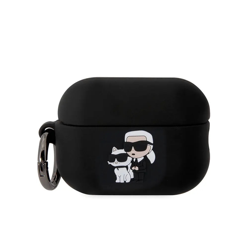 AirPods Pro 2 Uyumlu Silikon Kılıf - Karl Lagerfeld Karl & Choupette