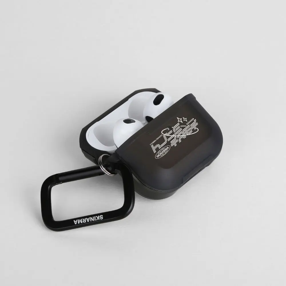 AirPods Pro 2 Kılıf, Buzlu Kaplama ve Alüminyum Askılı - Skinarma Kinzoku