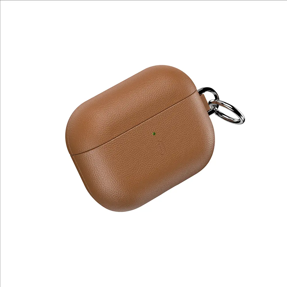 AirPods Pro 3 Deri Kılıf, Parmak İzi Bırakmayan - Wiwu HC-201