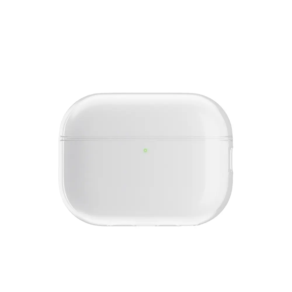 AirPods Pro 3 Şeffaf Silikon Kılıf, Qi ve MagSafe Uyumlu - Native Union Clear