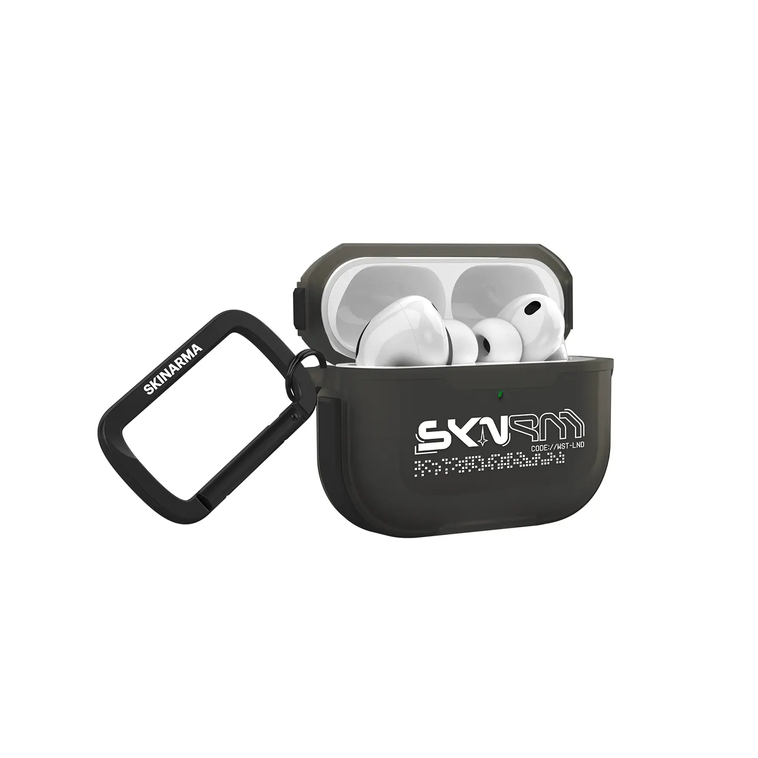 AirPods Pro 3 Kılıf, Transparan Mat Tasarım - Skinarma Kinzoku
