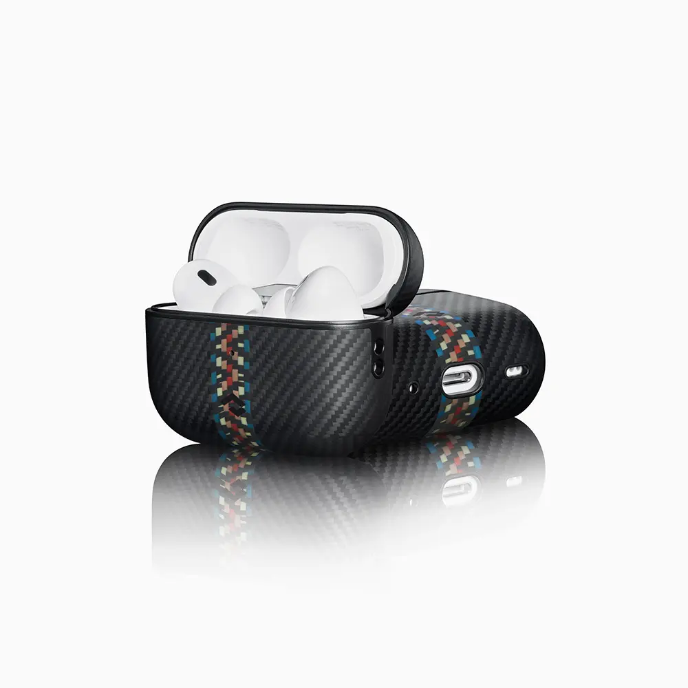 AirPods Pro Kılıf 600D Aramid Fiber MagSafe Uyumlu - Pitaka Orchestra Rhapsody
