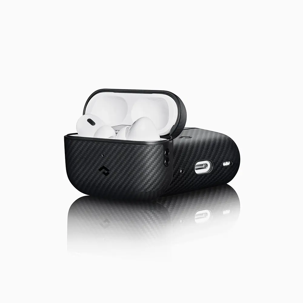 AirPods Pro MagSafe Uyumlu Aramid Fiber Kılıf - Pitaka Classic 600D