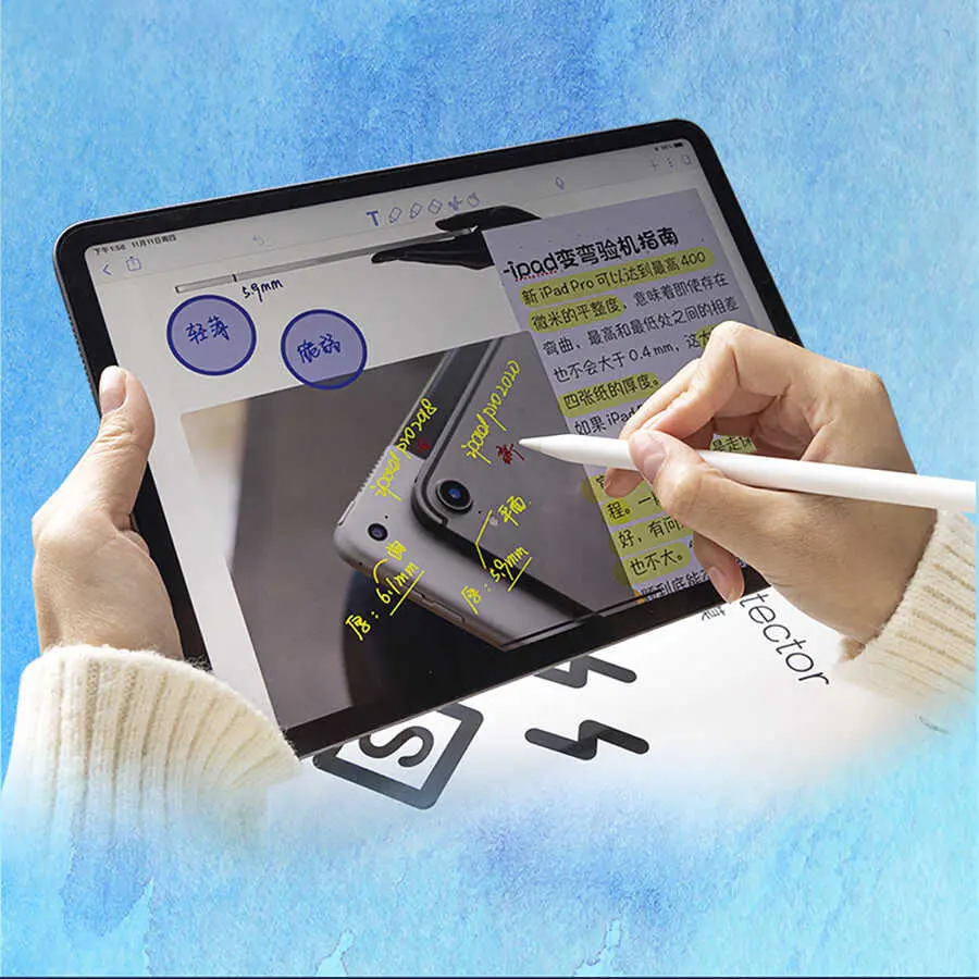 iPad 9.7" (6. Nesil) Manyetik Çıkarılabilir Ekran Koruyucu - Wiwu