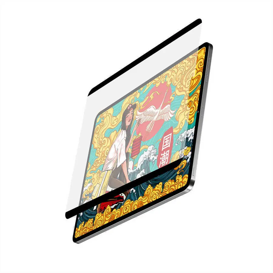iPad 9.7" (6. Nesil) Manyetik Çıkarılabilir Ekran Koruyucu - Wiwu