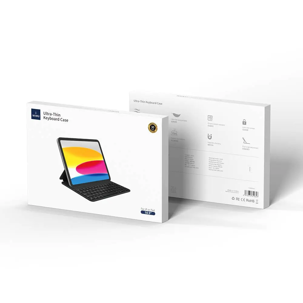 iPad 10.9" (10. Nesil) Klavyeli Standlı Manyetik Kılıf - Wiwu F15