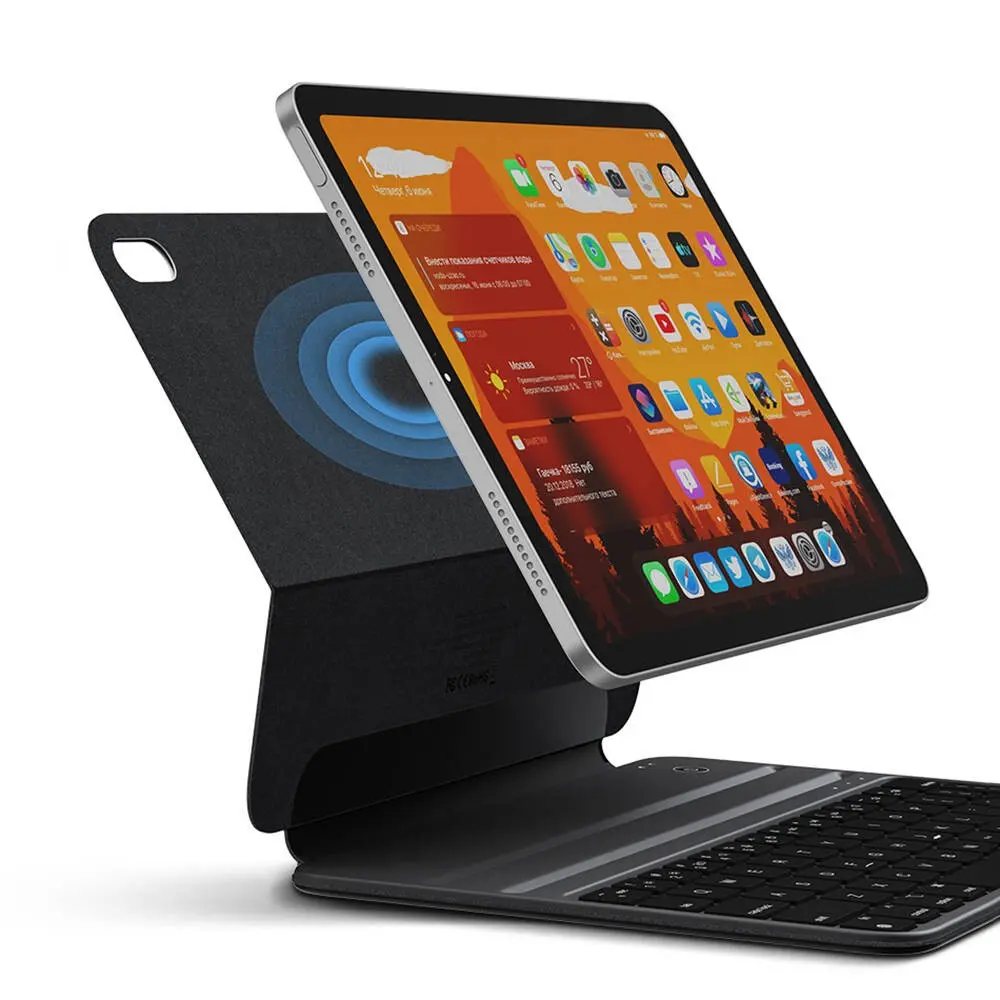 iPad 10.9" (10. Nesil) Klavyeli Standlı Manyetik Kılıf - Wiwu F15