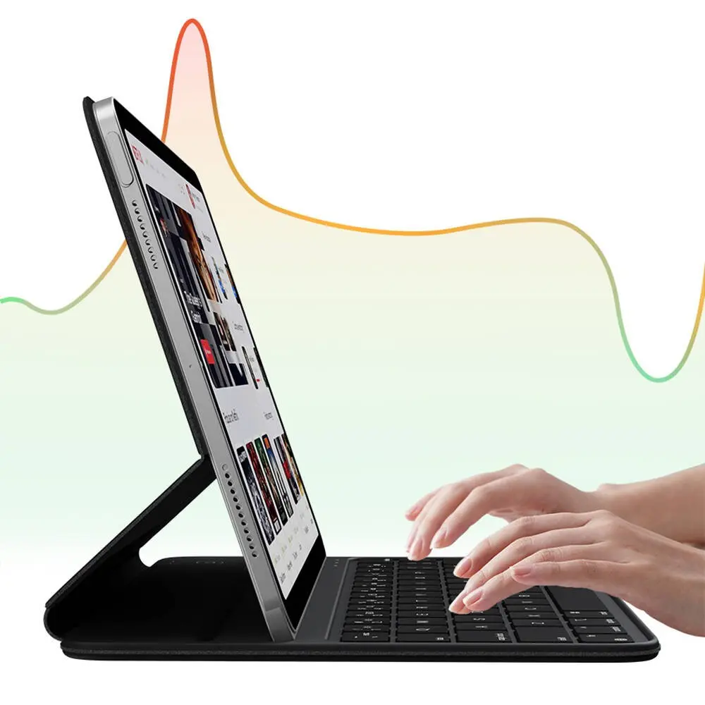 iPad 10.9" (10. Nesil) Klavyeli Standlı Manyetik Kılıf - Wiwu F15