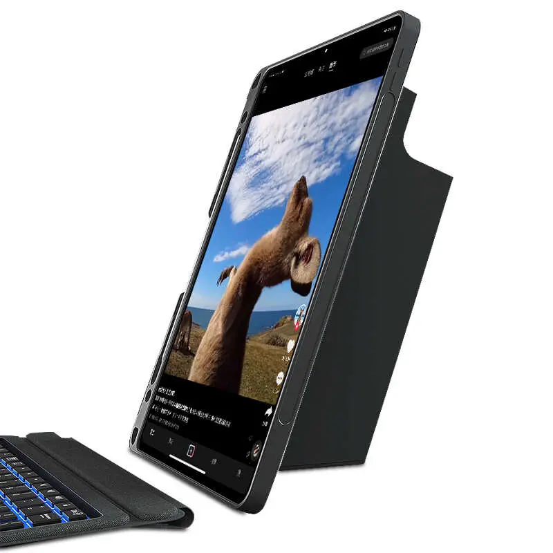 iPad 10.2" 9. Nesil Mag Touch Klavyeli Standlı Kılıf - Wiwu