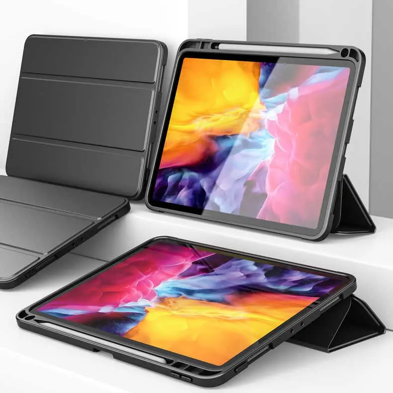 iPad 10.2" (9. Nesil) Uyku Modlu PU Deri Tablet Kılıfı - Wlons