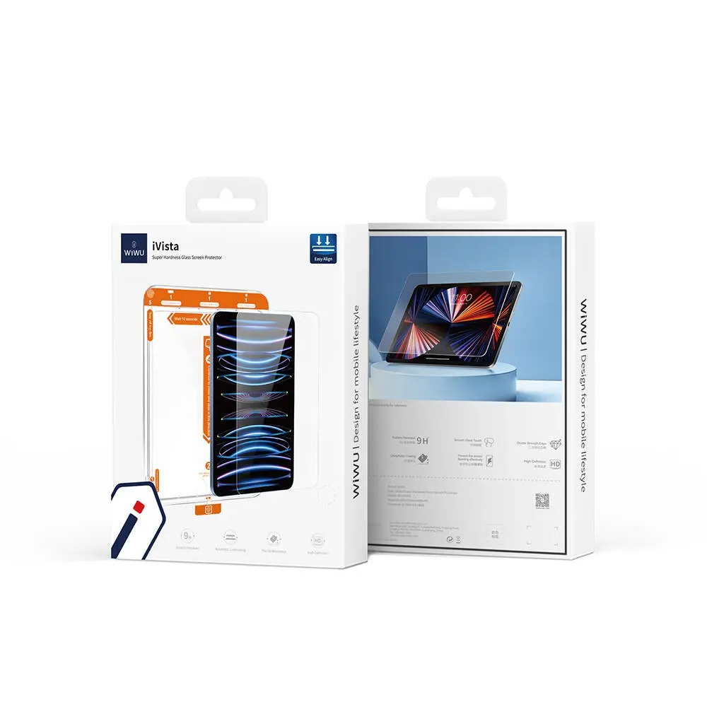 iPad 10.2" (8. Nesil) Temperli Cam Ekran Koruyucu - Wiwu Wi-GQ002 iVista