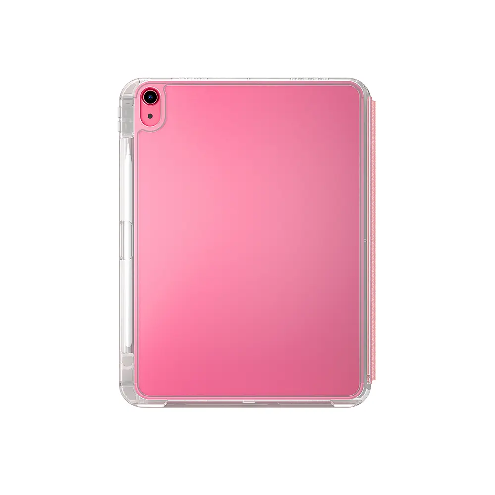 iPad 11" (A16) Kalemlikli Şeffaf Standlı Manyetik Kılıf - Skinarma Zeta
