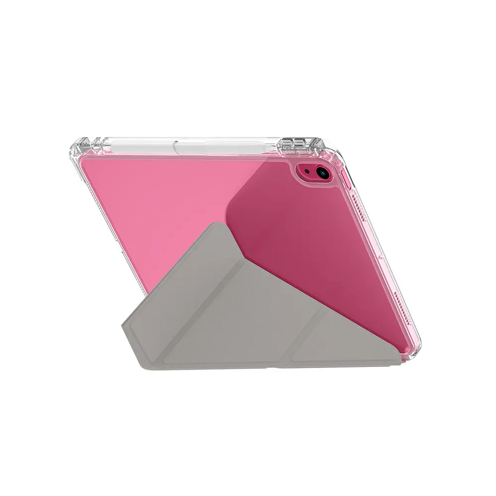 iPad 11" (A16) Kalemlikli Şeffaf Standlı Manyetik Kılıf - Skinarma Zeta