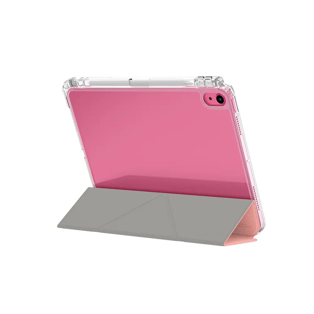 iPad 11" (A16) Kalemlikli Şeffaf Standlı Manyetik Kılıf - Skinarma Zeta