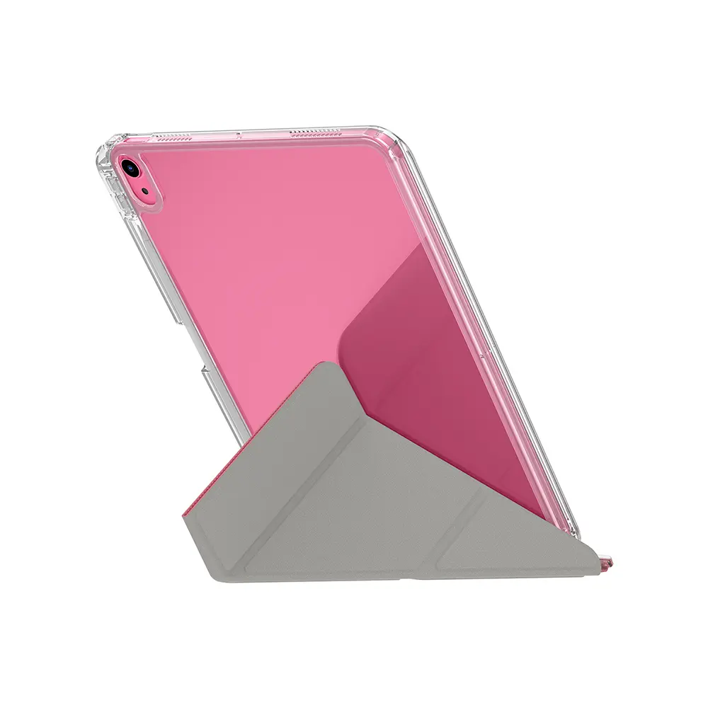 iPad 11" (A16) Kalemlikli Şeffaf Standlı Manyetik Kılıf - Skinarma Zeta