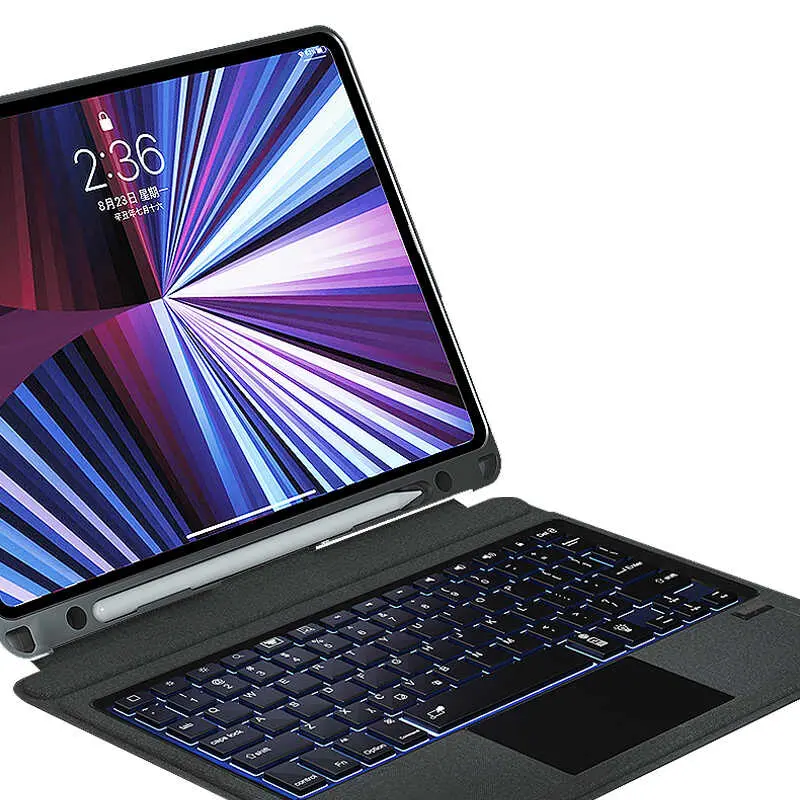 iPad 11" (A16) MagTouch Klavyeli Standlı Kılıf - Wiwu