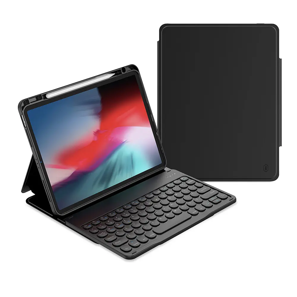 iPad 11" (A16) Klavyeli Kılıf, Gizli Kalem Bölmeli - Wiwu Protective