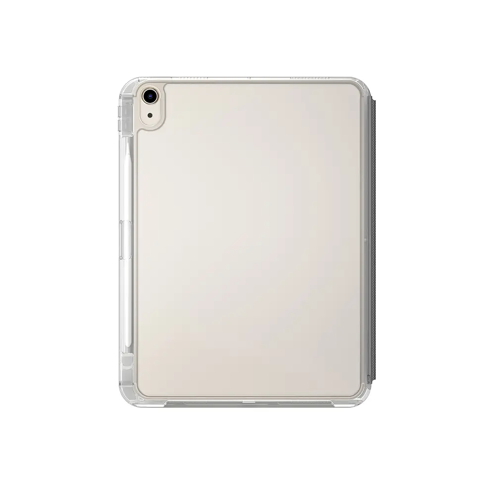iPad Air 11" (M2) Kalemlikli Şeffaf Standlı Manyetik Kılıf - Skinarma Zeta