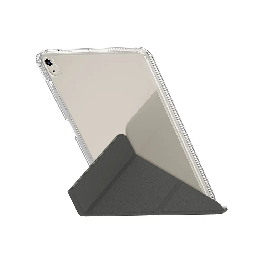 iPad Air 11" (M2) Kalemlikli Şeffaf Standlı Manyetik Kılıf - Skinarma Zeta